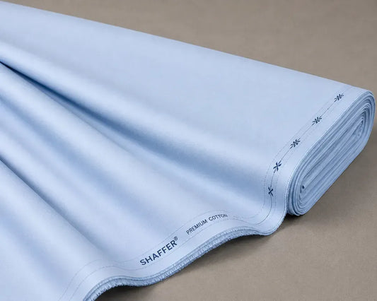 Men’s Unstitched Cotton Plain Suit