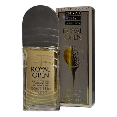 Men's Spicy Perfume 100ml Golden Glass Bottle