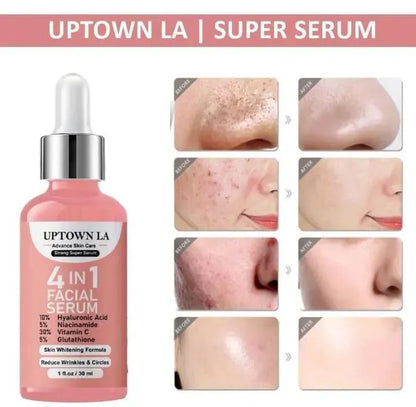 Uptown LA 4-in-1 Brightening Facial Serum 30ml Loved by 8+