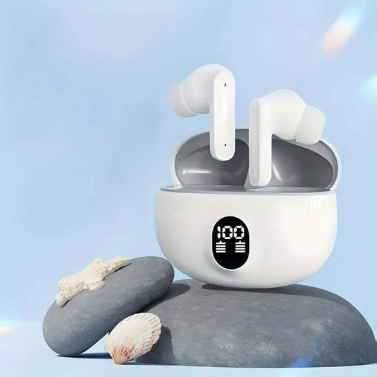 Crystal Clear Wireless Earbuds with Noise Cancellation & 24Hr Case Loved by 114+