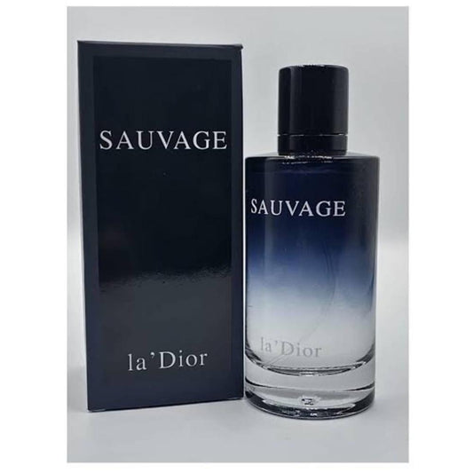 Premium Men's Woody Spicy Perfume 100ml Black Blue Bottle