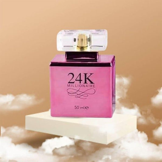Pink Perfume Bottle for Women, Alcohol-Free, Daily Wear, Durable Glass