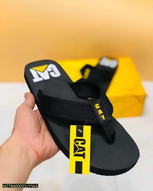 Men's Rubber Slide Slippers Black Summer Comfort