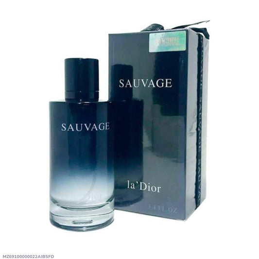 Premium Men's Woody Spicy Perfume 100ml Black Blue Bottle