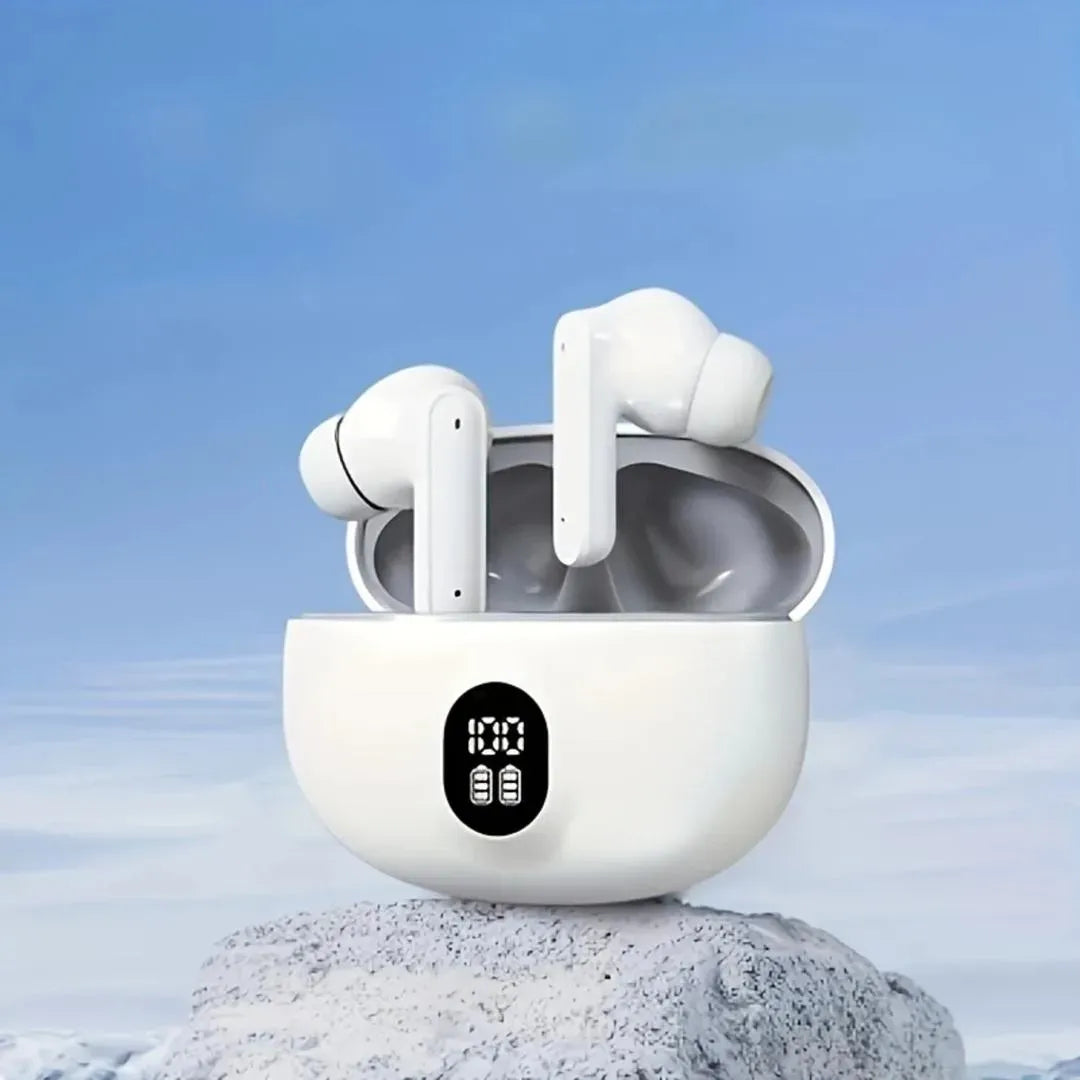 Crystal Clear Wireless Earbuds with Noise Cancellation & 24Hr Case Loved by 114+