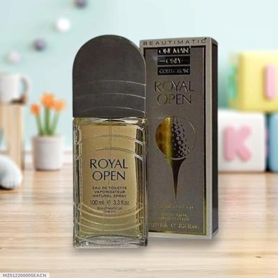 Men's Spicy Perfume 100ml Golden Glass Bottle
