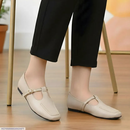 Off White Women's Rexine Loafers Casual Formal